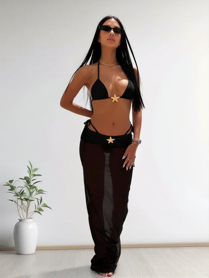 The Midnight Starfish Set - Onyx Black